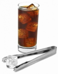 Metal Ice Tongs for Home and Bar Use 7" Stainless Steel Bar Tongs